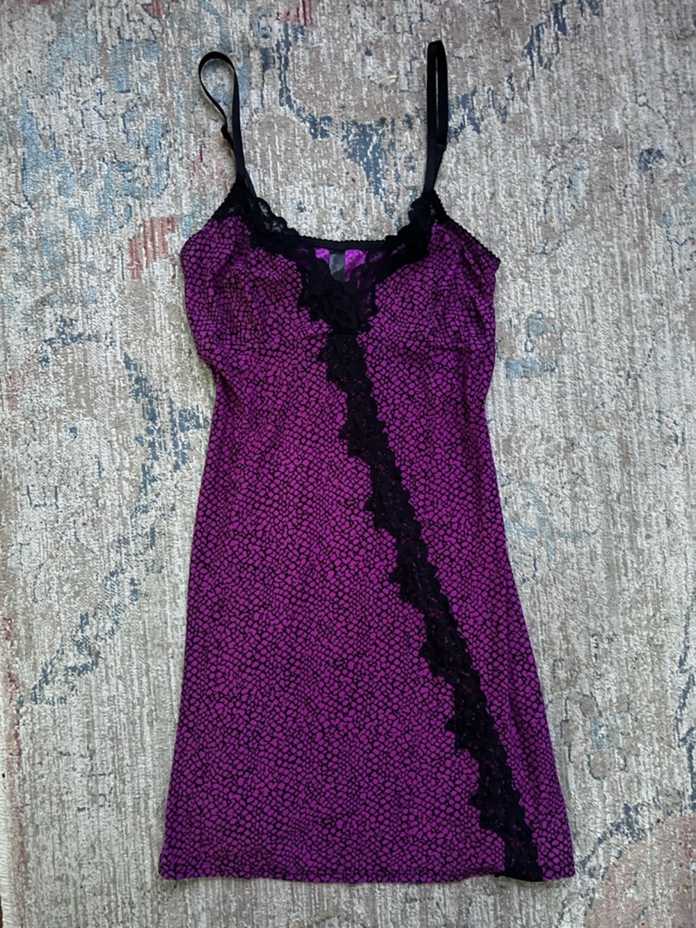 Marilyn Monroe Vintage Purple Leopard Print Babydoll Dress
